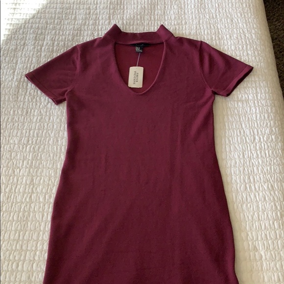 Mock Neck Sweater Dress - Picture 2 of 4